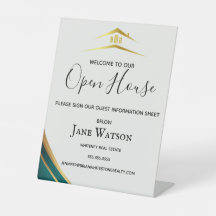 Immobilier Vert et Doré Moderne