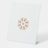 Signe De Table Impression d'art floral Mandala | Décor Boho (Recto)