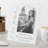 Signe De Table In Love Memory Arch photo Funeral Welcome (In SItu)