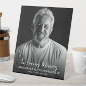 Signe De Table In Love Memory Photo Funérailles commémoratives (In SItu)