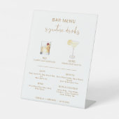 Signe De Table INDIE Bohemian Cocktail Signature Boisson Bar Menu (Recto)