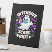 Signe De Table Infirmière de l'unité de soins intensifs Halloween (In SItu)