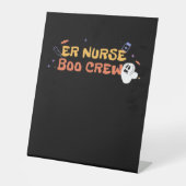 Signe De Table infirmière infirmière Boo Crew Urgence infirmière (Recto)
