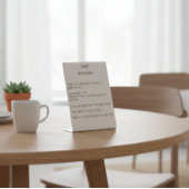 Signe De Table Informations Instructions Location de Maison d'Hôt