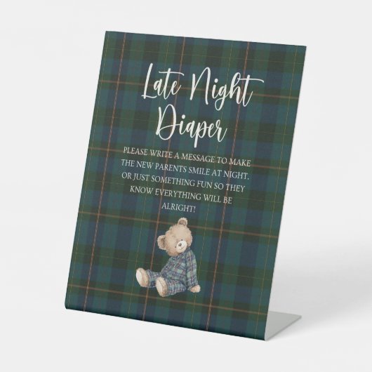 Signe De Table Inspired Baby Shower Diaper Game (Recto)