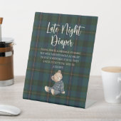 Signe De Table Inspired Baby Shower Diaper Game (In SItu)