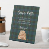 Signe De Table Inspired Baby Shower Diaper Raffle (In SItu)