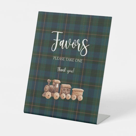 Signe De Table Inspired Baby Shower Favors Sign (Recto)