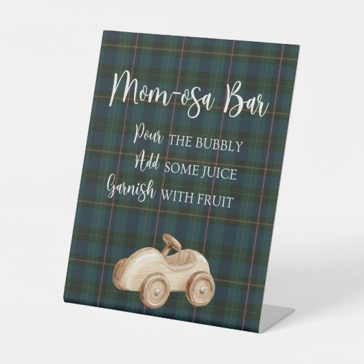 Signe De Table Inspired Baby Shower Mimosa Bar Sign (Recto)