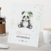 Signe De Table Invitation d'anniversaire de Panda, Invitation d'a (In SItu)
