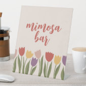 Signe De Table Invitation de la douche nuptiale des tulipes (In SItu)