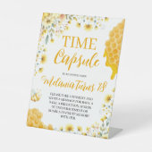 Signe De Table Invitation pour le premier anniversaire de Sweet t (Recto)
