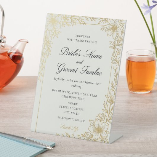 Signe De Table Invitations de mariage (In SItu)