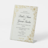 Signe De Table Invitations de mariage (Recto)
