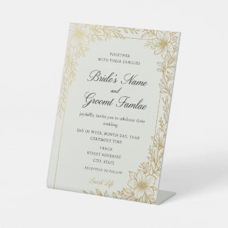 Signe De Table Invitations de mariage