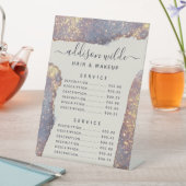 Signe De Table Iridescente Purple Gold Glam Parties scintillant P (In SItu)