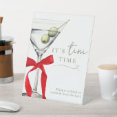 Signe De Table It's Tini Time Chic Dirty Martini Cocktail Bar (In SItu)