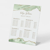 Signe De Table Jade Green Agate Beauté Salon Tarifs (Recto)