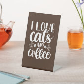 Signe De Table J'adore les chats et les cercueils (In SItu)