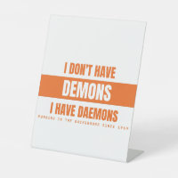 J'ai des démons pas des démons Drôle Sysadmin Linu