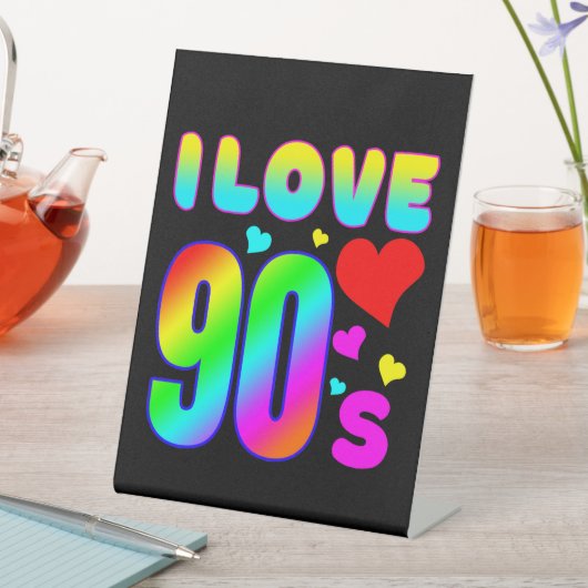 Signe De Table j'aime les années 90 (In SItu)