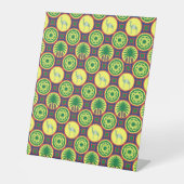 Signe De Table Jamahiri ® Libye | Motif africain (Recto)