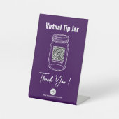 Signe De Table Jar d'astuce virtuelle, application de paiement de (Recto)