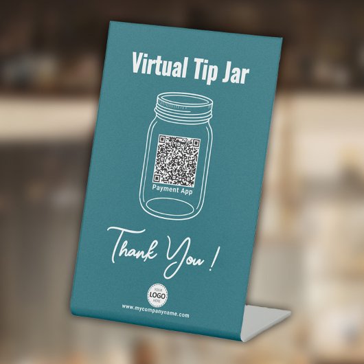 Signe De Table Jar de conseil virtuel, application de paiement de