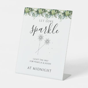 Signe De Table Jardin d'été Aquarelle Mariage floral