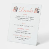 Signe De Table Jardin Whimsical Gnome Orange Bar Mariage (Recto)