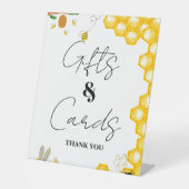 Signe De Table Jaune Bee Thanksgiving Baby shower cadeau & carte (Recto)