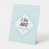 Signe De Table Je fais du barbecue (Recto)