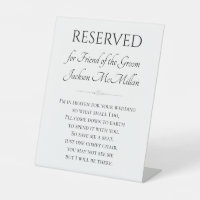 Je suis au paradis pour l'ami Mariage de Groom Rés