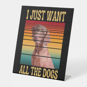 SIGNE DE TABLE JE VEUX JUSTE TOUS LES CHIENS