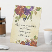 Signe De Table Jean 13:34 Aimez-vous les uns les autres comme je  (In SItu)