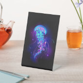 Signe De Table Jellyfish éclatante couleur (In SItu)