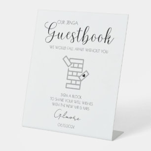 Signe De Table Jenga Mariage Guestbook Connexion