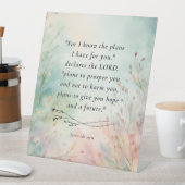 Signe De Table Jérémie 29:11 Image de verset biblique (In SItu)