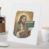 Signe De Table Jésus pleurant Erreur de syntaxe Codage Programmeu (In SItu)