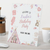 Signe De Table Jeu d'anniversaire de Sleepover Pajama (In SItu)