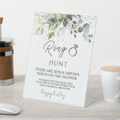 Signe De Table Jeu de Fête des mariées de chasse en anneau verdoy (In SItu)