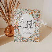 Signe De Table Jeu de raffe fleur sauvage