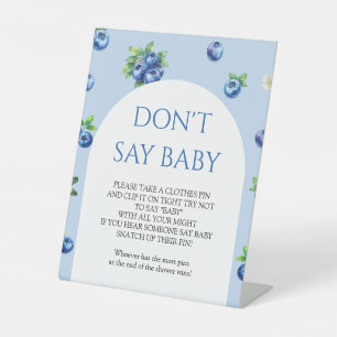 Signe De Table Jeux d'épingles à linge pour Baby Shower sur le th