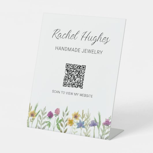 Signe De Table Jeweler Floral Display QR Code (Recto)
