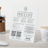 Signe De Table Joaillerie permanente Afficher le tarif Code QR Me (In SItu)