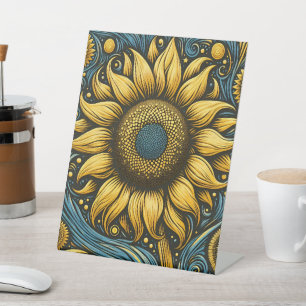 Signe De Table Joies de Tournesol