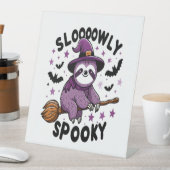 Signe De Table Joli Halloween Sloth Joie (2) (In SItu)