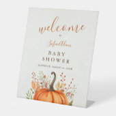 Signe De Table Jote Petit Citrouille Automne Baby shower Automne (Recto)