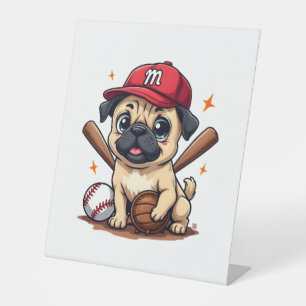 Signe De Table Joueur de baseball entraîneur Carlin Amoureux des