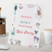 Signe De Table Jour de la fête spa Pamper Anniversaire Affiche de (In SItu)